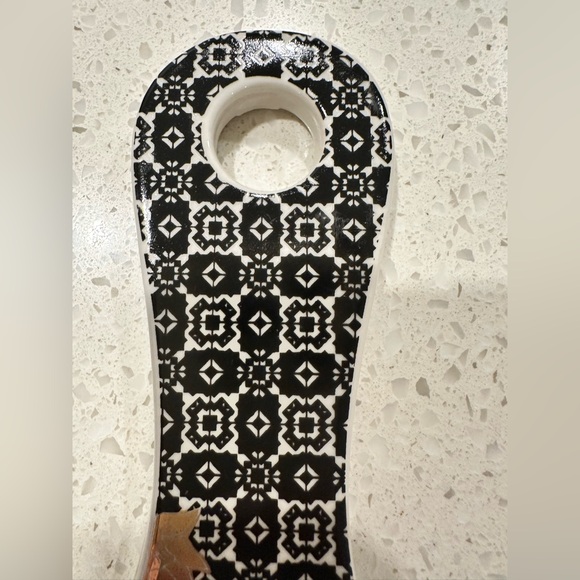 Anthropologie Eliza Tile Monogram Cheese Board Letter N - Picture 14 of 15